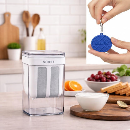 Hung Curd Maker 1100 ml | Durable, BPA-Free | Curd Strainer | Yogurt Filter Strainer | Greek Yogurt Maker | Dahi Maker | Easy Homemade Yougurt and Cheese Maker.