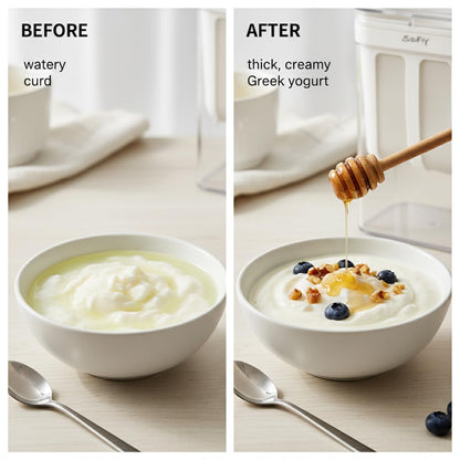 Hung Curd Maker 1100 ml | Durable, BPA-Free | Curd Strainer | Yogurt Filter Strainer | Greek Yogurt Maker | Dahi Maker | Easy Homemade Yougurt and Cheese Maker.